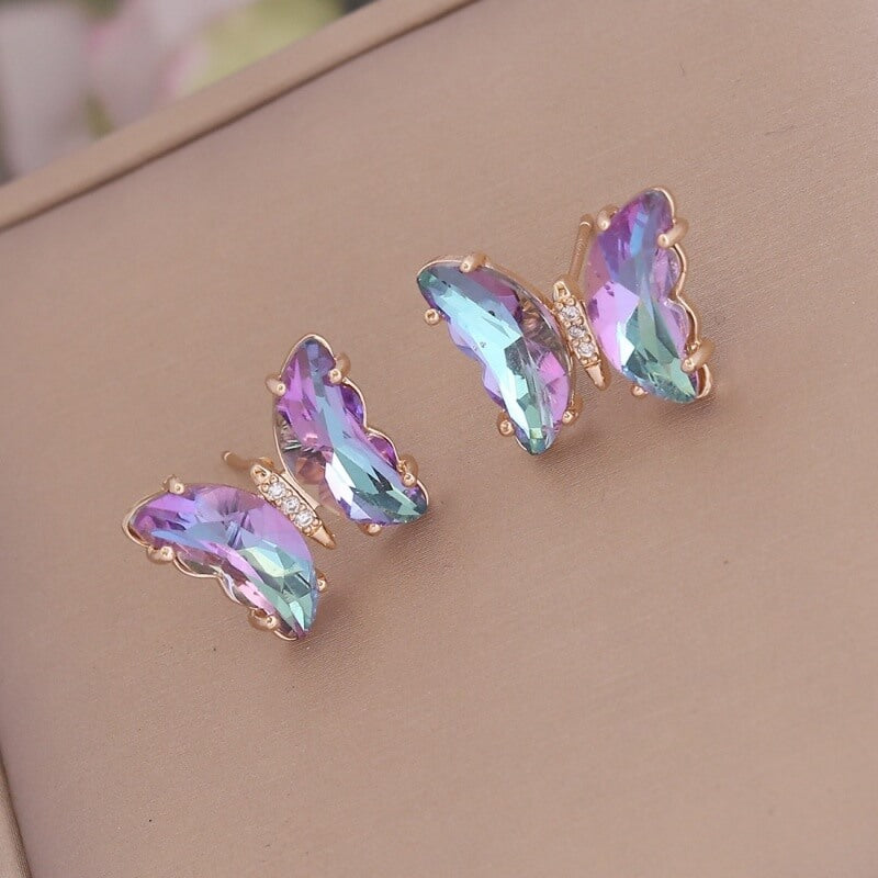 Colorful - Gradient Butterfly Earrings