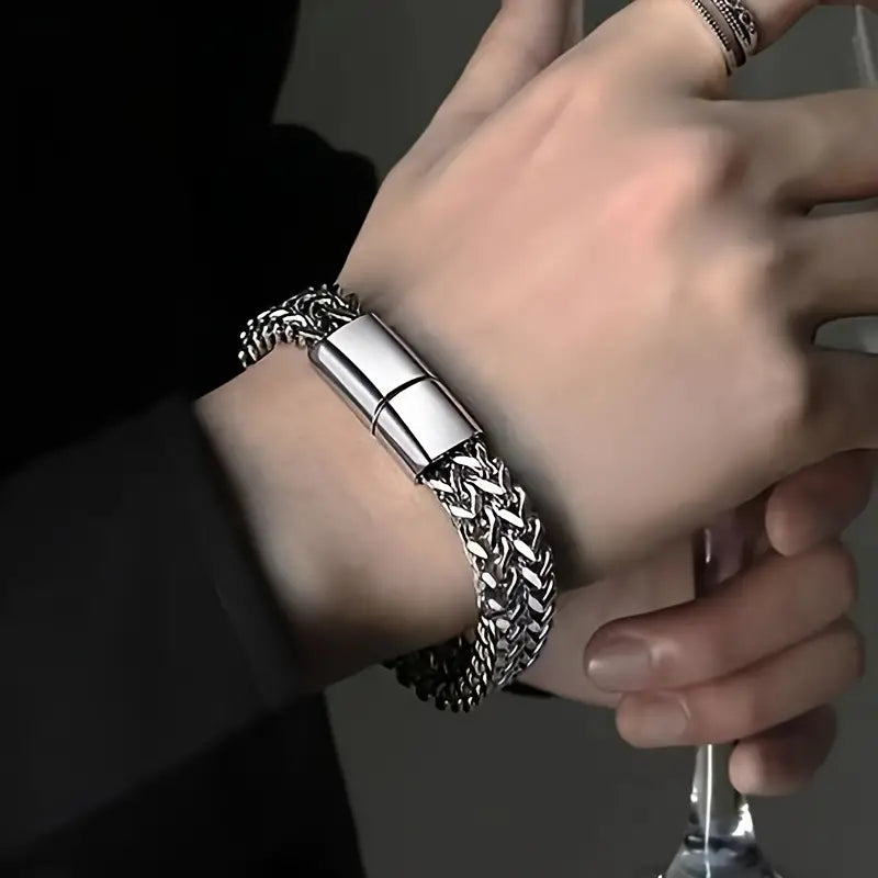 Stylish Stainless Steel Men's Bracelet 1
