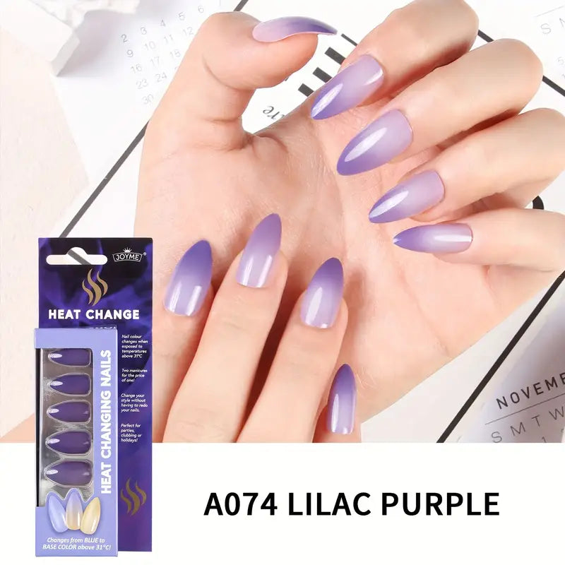 A074 nail purple