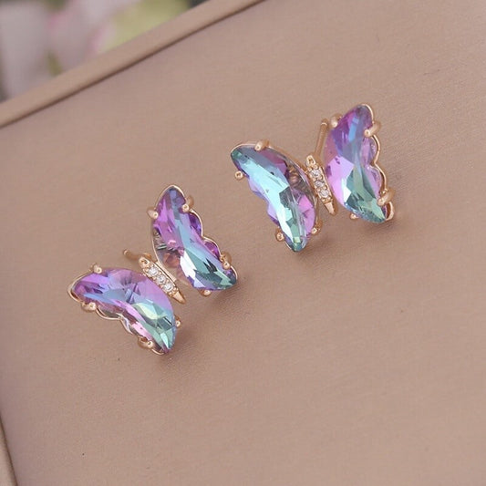 Colorful - Gradient Butterfly Earrings