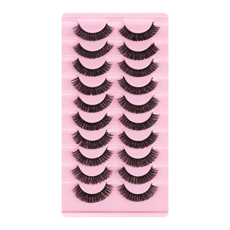 10 Pairs Volume False Eyelashes Set