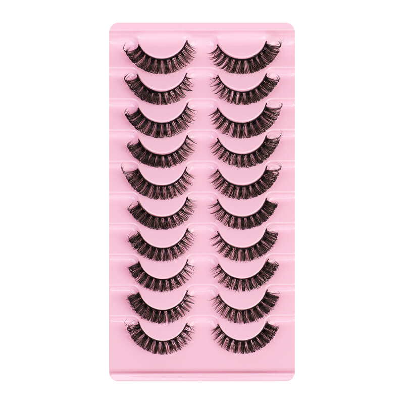 10 Pairs Volume False Eyelashes Set