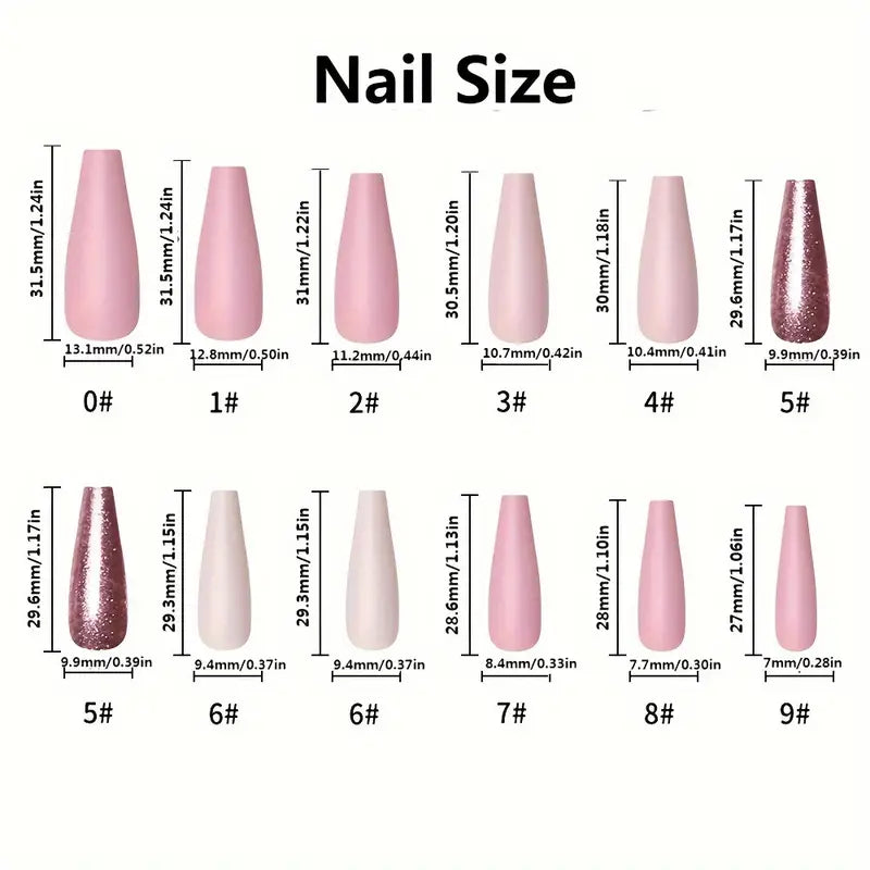 Fancy Nails Press-On Nail Tip set 4