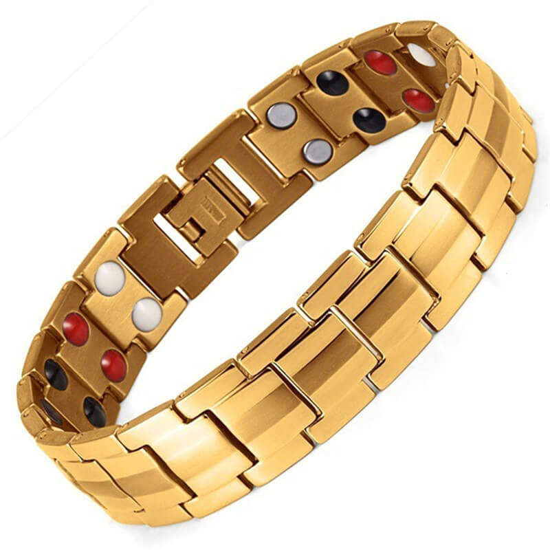 Gold+regulator bracelet