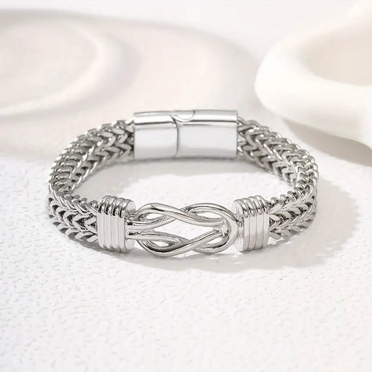 Hip-hop Style Stainless Steel Bracelet For Men 1