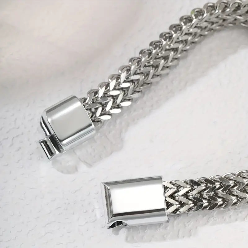 Hip-hop Style Stainless Steel Bracelet For Men 2