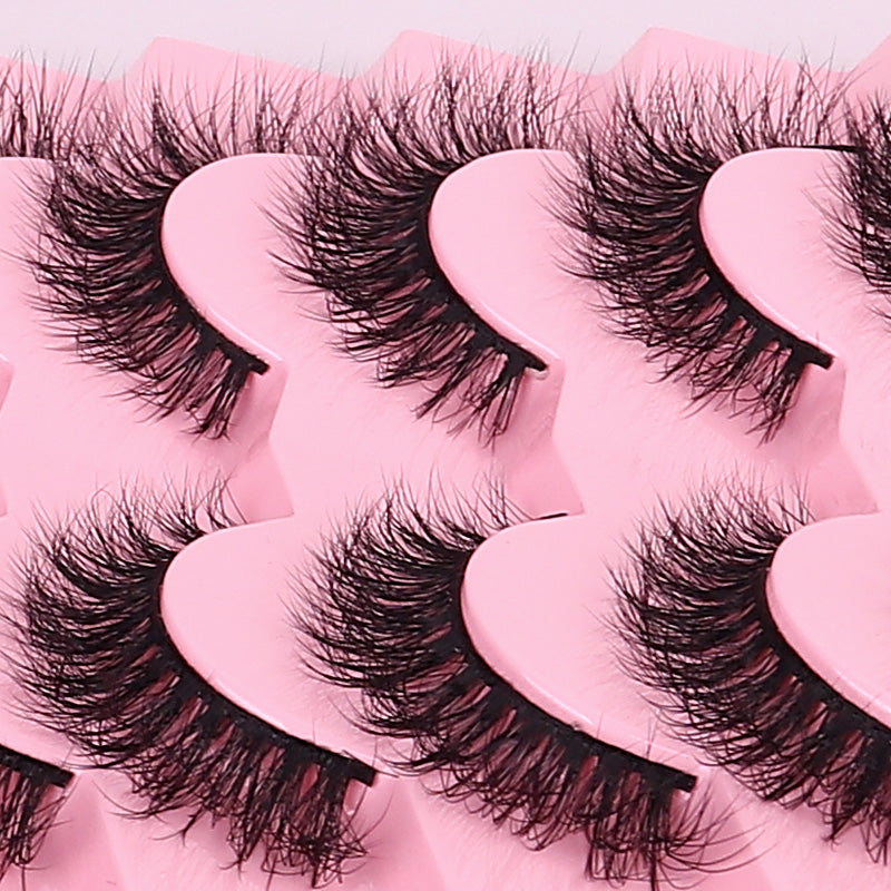 LZM-18-4 natural black deep-fried hair eyelashes