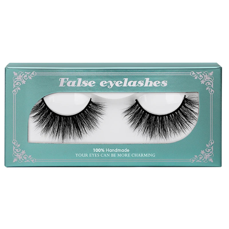 False Eyelashes, 100% Handmade Mink Fur, Multi-Layer 3D Effect, Natural & Super Soft, Charming Eye Makeup SF