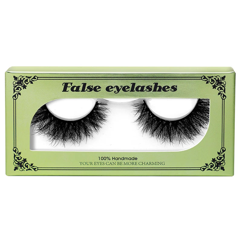 False Eyelashes, 100% Handmade Mink Fur, Multi-Layer 3D Effect, Natural & Super Soft, Charming Eye Makeup SF