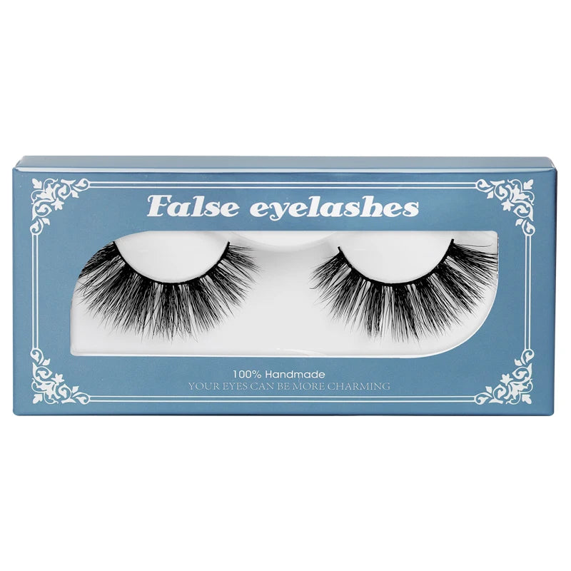 False Eyelashes, 100% Handmade Mink Fur, Multi-Layer 3D Effect, Natural & Super Soft, Charming Eye Makeup SF