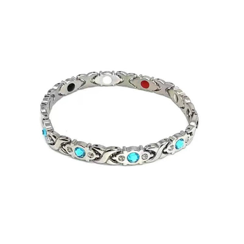 Silver Blue Diamond bracelet