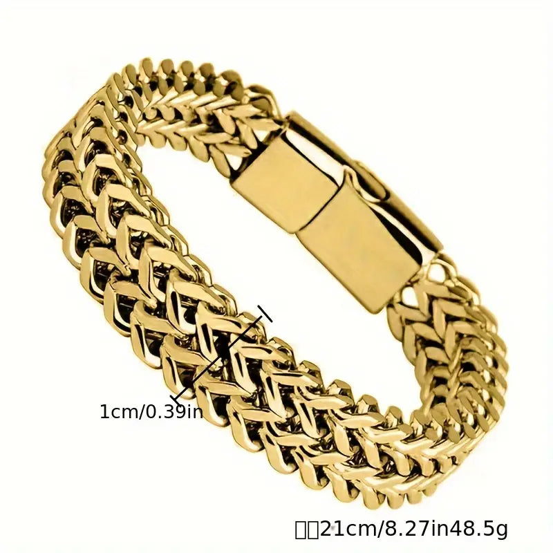 Stylish Stainless Steel Men's Bracelet