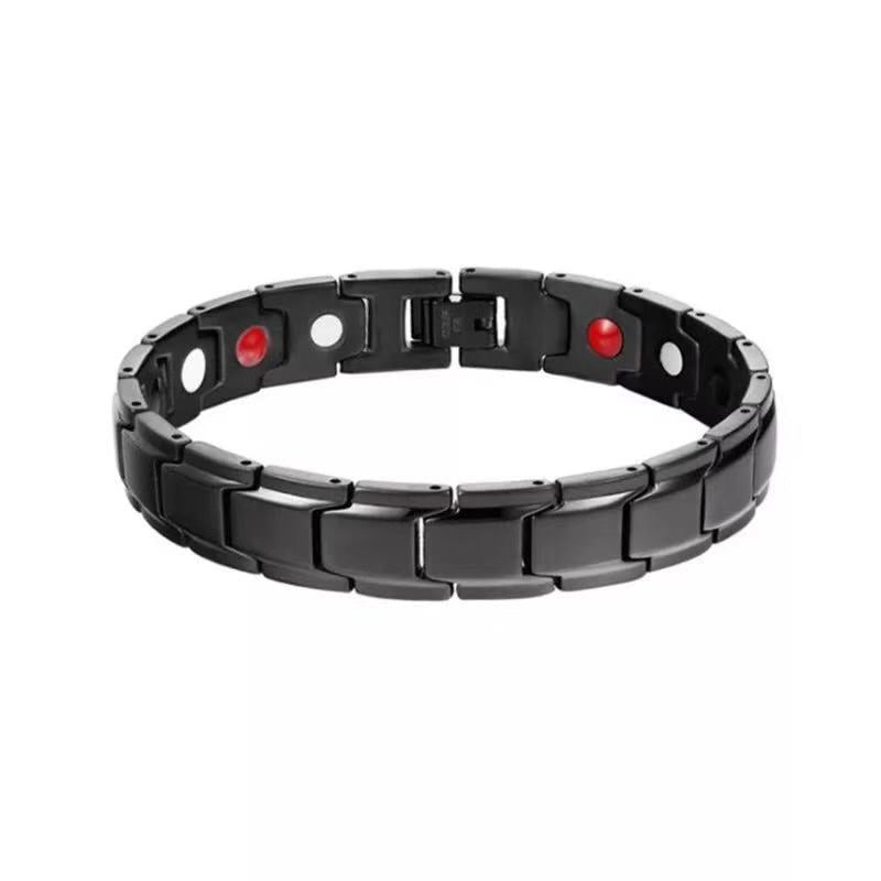 Yiwu black detachable magnet bracelet