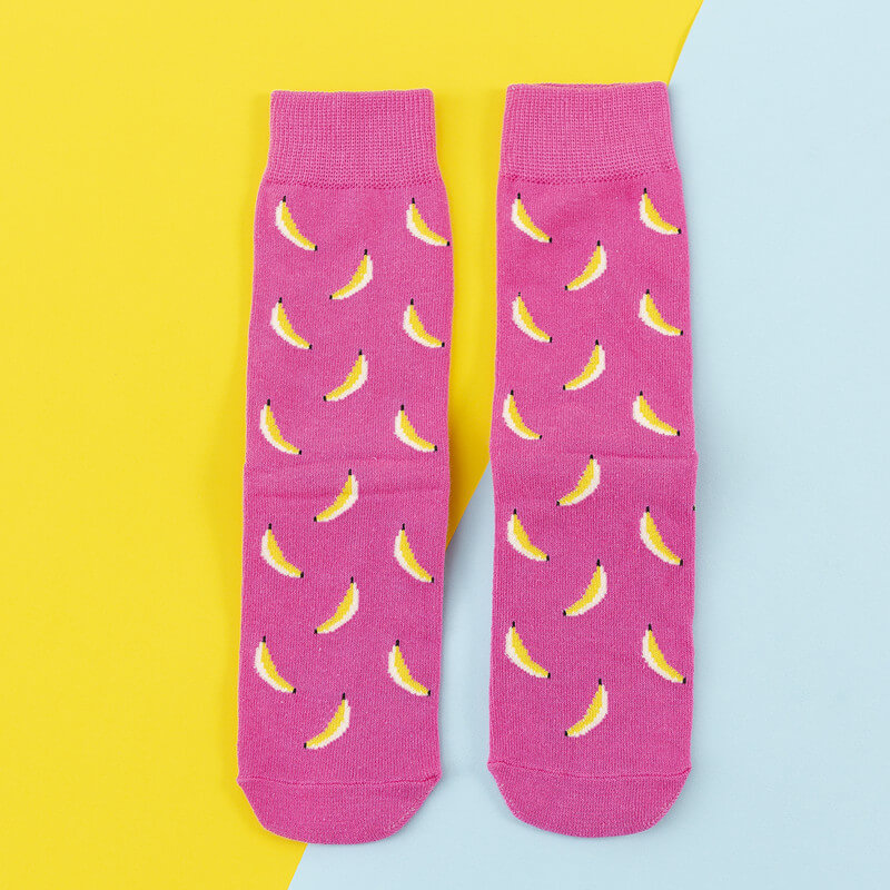 banana trendy socks