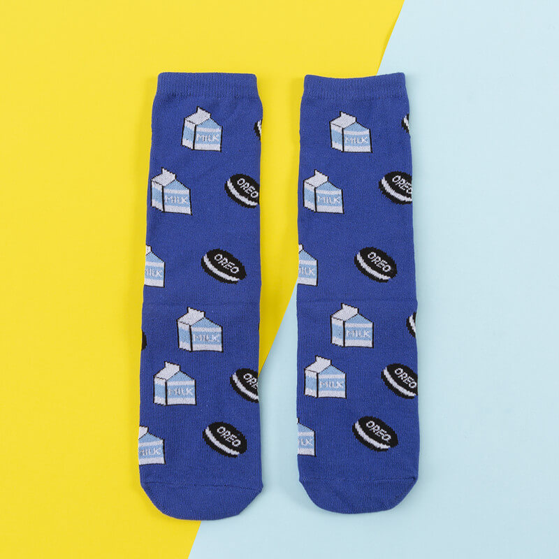 milk trendy socks