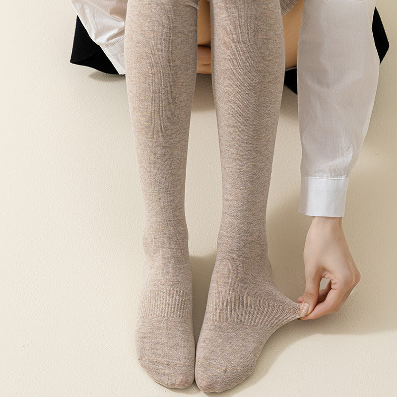 Autumn and winter thickened pressure socks knee pads thigh socks high autumn and winter jk socks